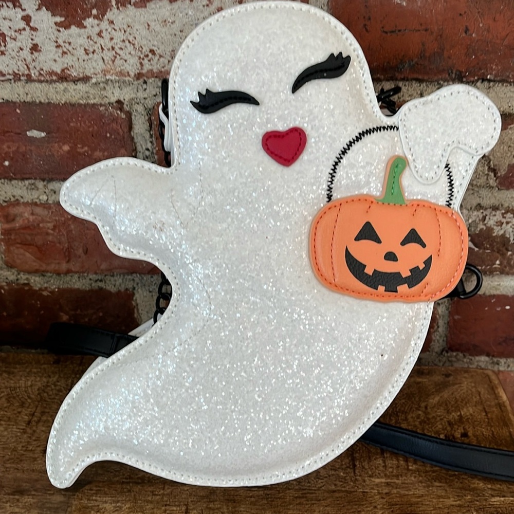 Betsy Johnson ghost bag so sparkly great for any Halloween outfit New with tags